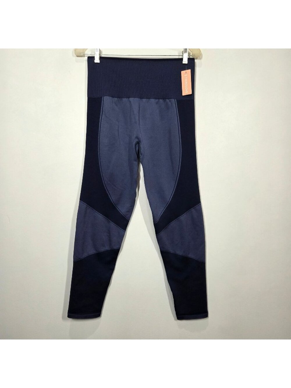 ThirdLove Flex Seamless Leggings XL Navy Blue Compression NEW